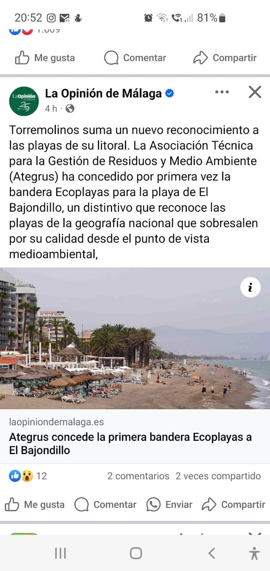 Apartamento Jema El Bajondillo 토레몰리노스 외부 사진
